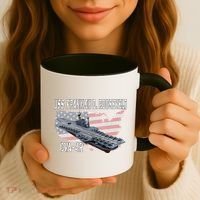 USS Franklin D. Roosevelt CVA-42 Aircraft Carrier Veterans  Coffee Mug thumb 3