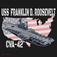 USS Franklin D. Roosevelt CVA-42 Aircraft Carrier Veterans  Women's Hoodie thumb 2