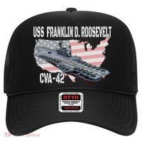 USS Franklin D. Roosevelt CVA-42 Aircraft Carrier Veterans  Hat thumb 0