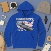 USS Franklin D. Roosevelt CVA-42 Aircraft Carrier Veterans  Hoodie thumb 3