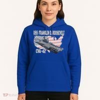 USS Franklin D. Roosevelt CVA-42 Aircraft Carrier Veterans  Hoodie thumb 5