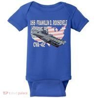 USS Franklin D. Roosevelt CVA-42 Aircraft Carrier Veterans  Baby Bodysuit thumb 0
