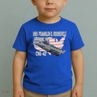 USS Franklin D. Roosevelt CVA-42 Aircraft Carrier Veterans  Toddler T-Shirt thumb 2
