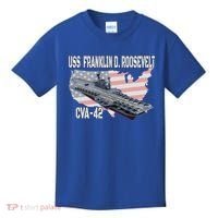 USS Franklin D. Roosevelt CVA-42 Aircraft Carrier Veterans  Kids T-Shirt thumb 0