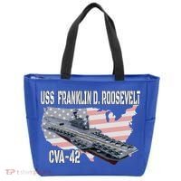USS Franklin D. Roosevelt CVA-42 Aircraft Carrier Veterans  Tote Bag thumb 0