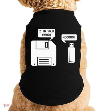 USB Floppy Disk I am Your Father Geek Gifts Doggie Tank