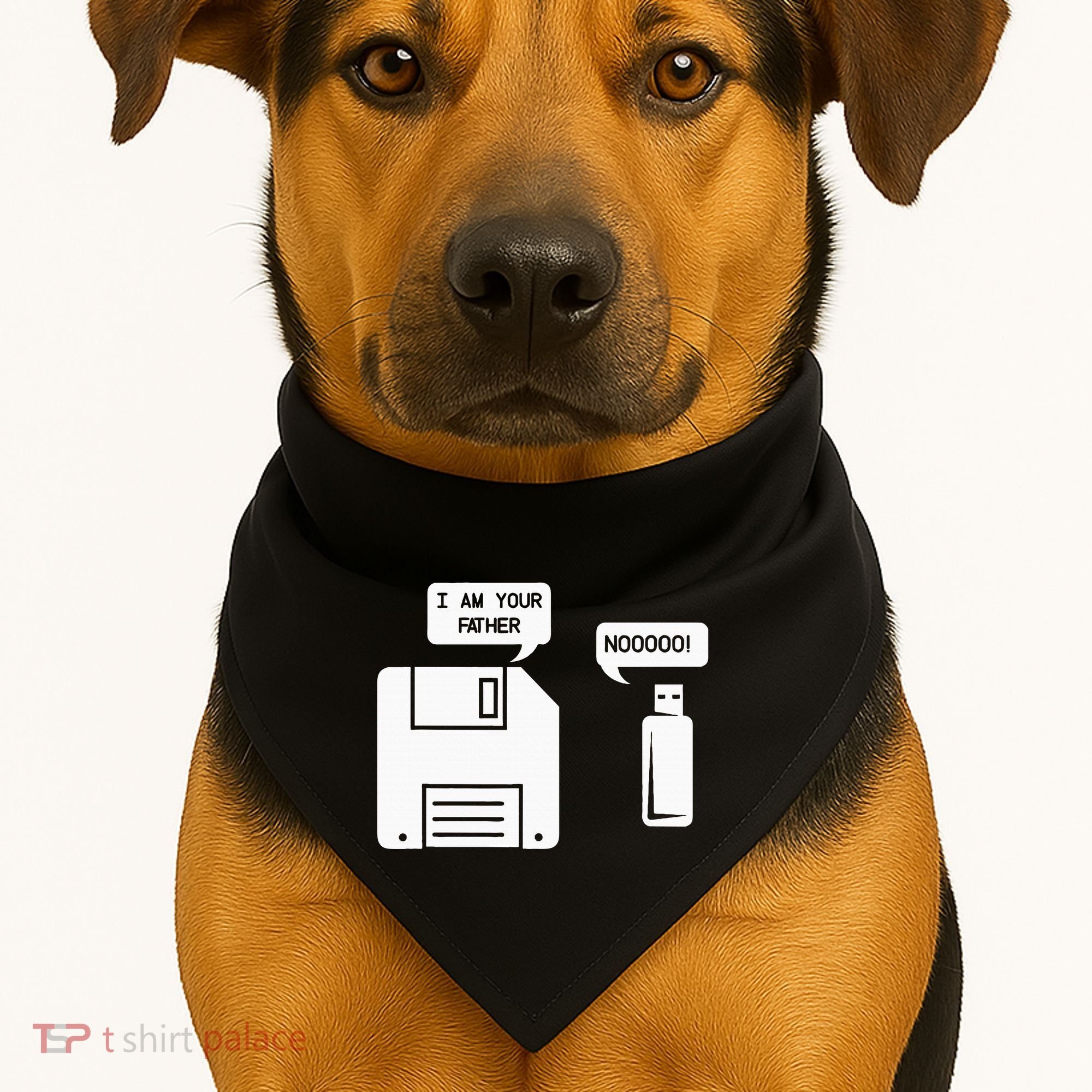 USB Floppy Disk I am Your Father Geek Gifts USA-Made Doggie Bandana