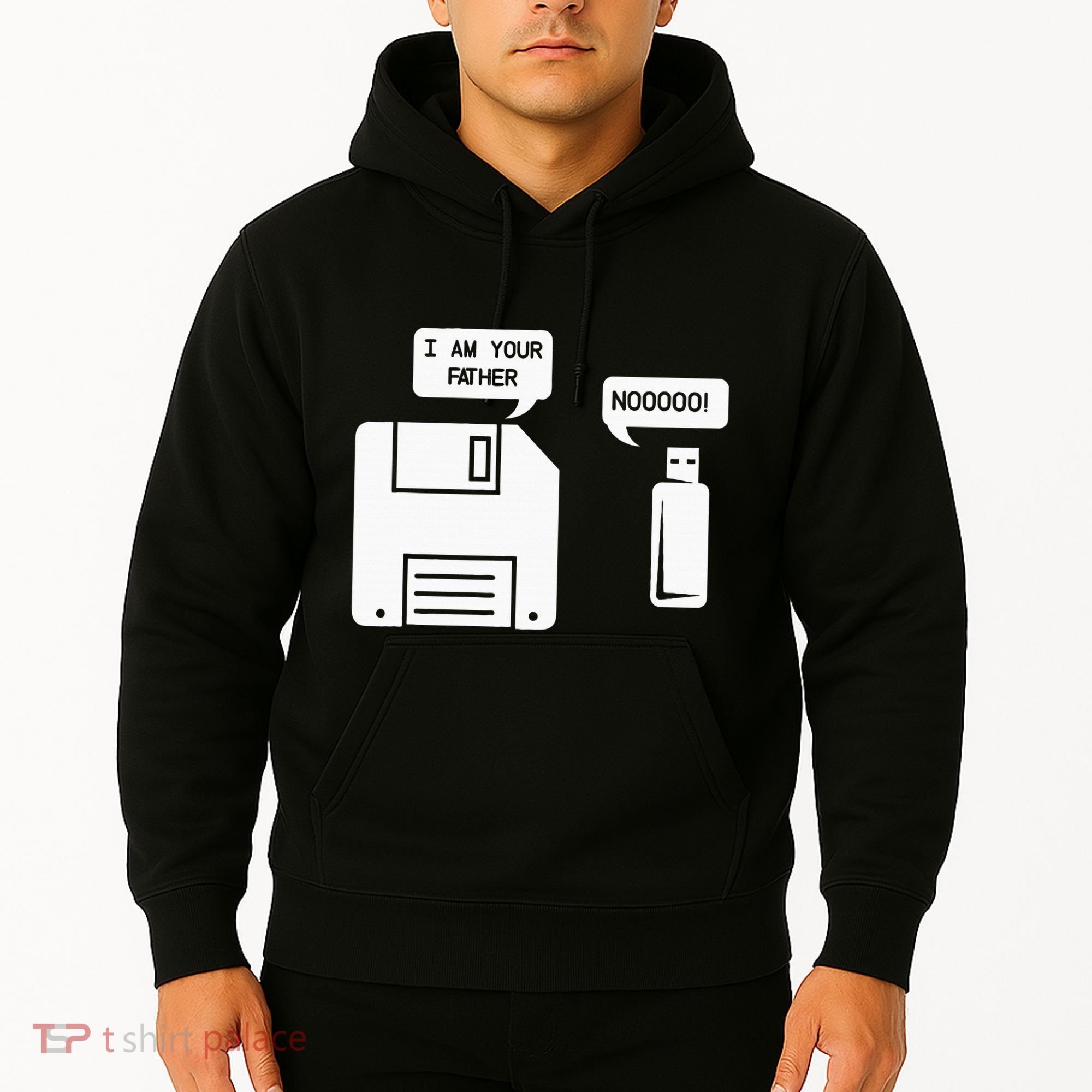 USB Floppy Disk I am Your Father Geek Gifts Hoodie