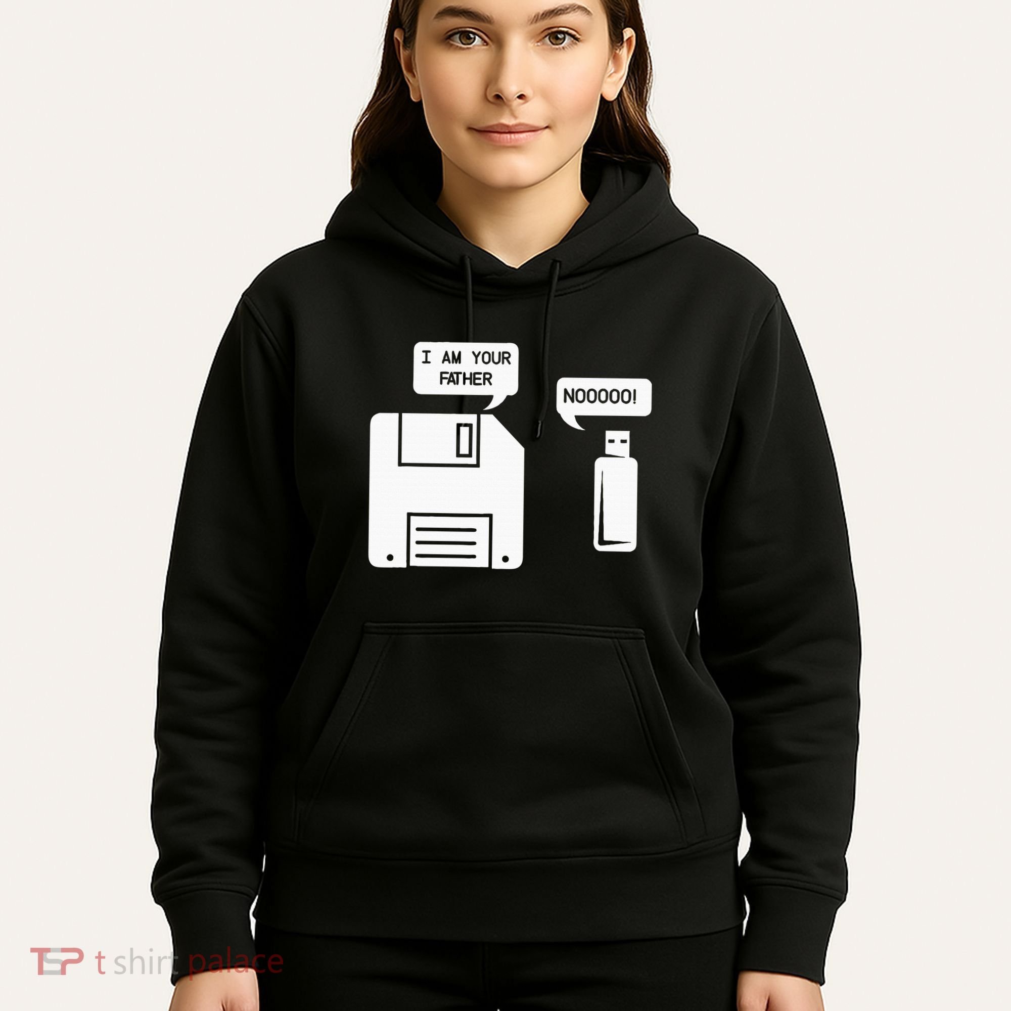USB Floppy Disk I am Your Father Geek Gifts Hoodie