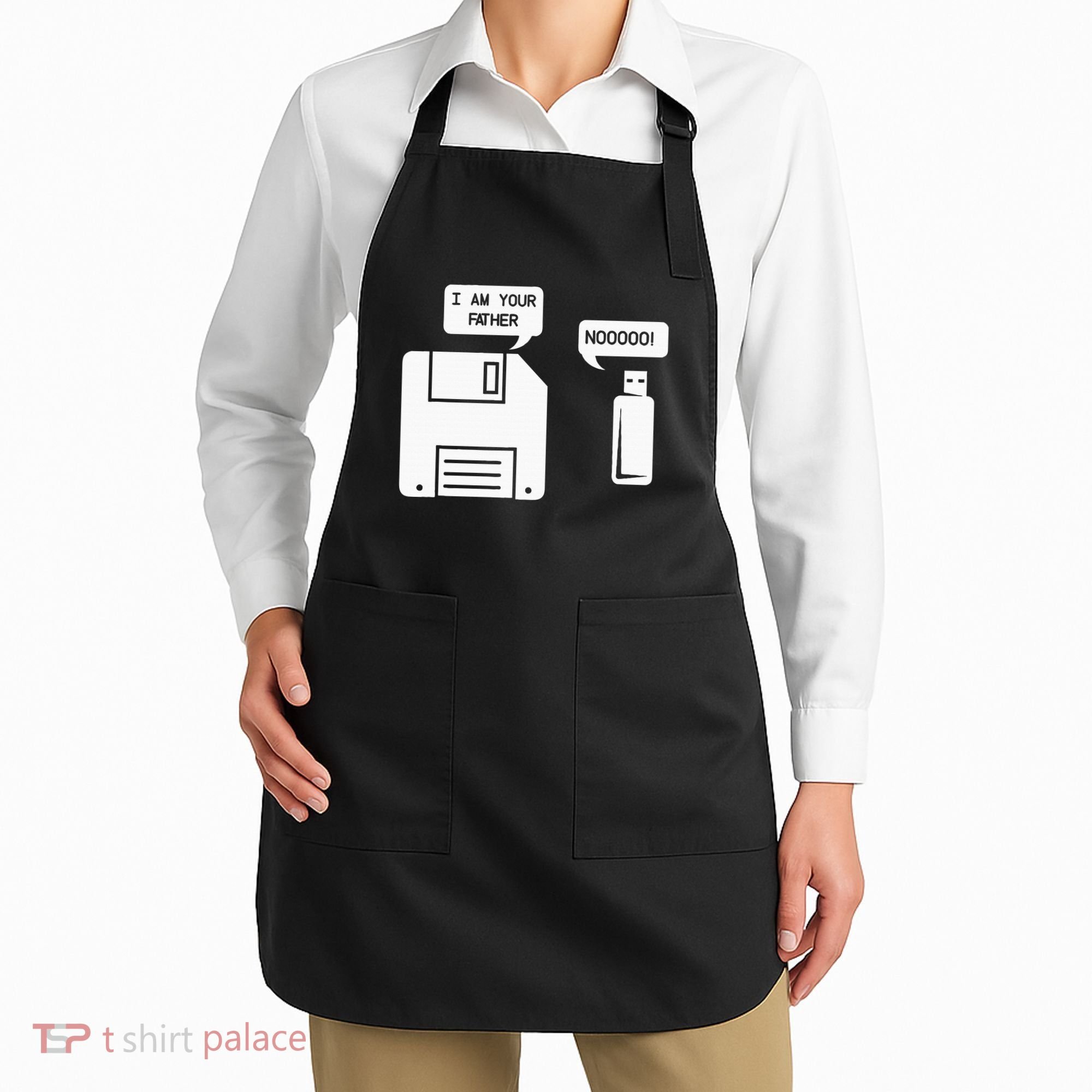 USB Floppy Disk I am Your Father Geek Gifts Apron