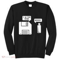 USB Floppy Disk I am Your Father Geek Gifts Sweatshirt thumb 0