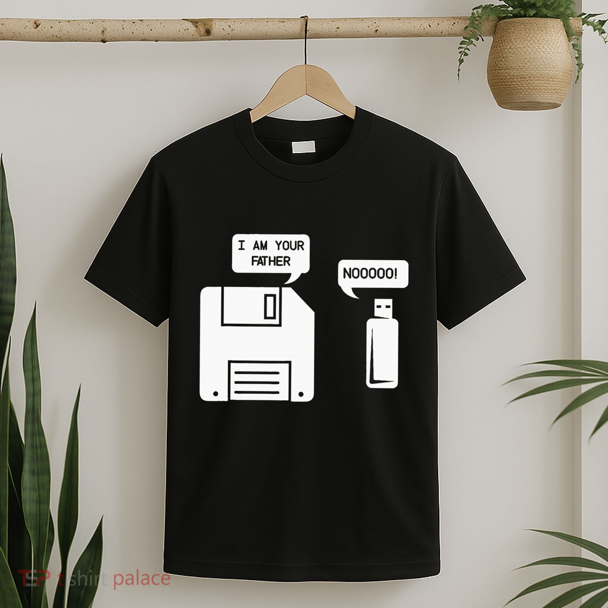 USB Floppy Disk I am Your Father Geek Gifts T-Shirt