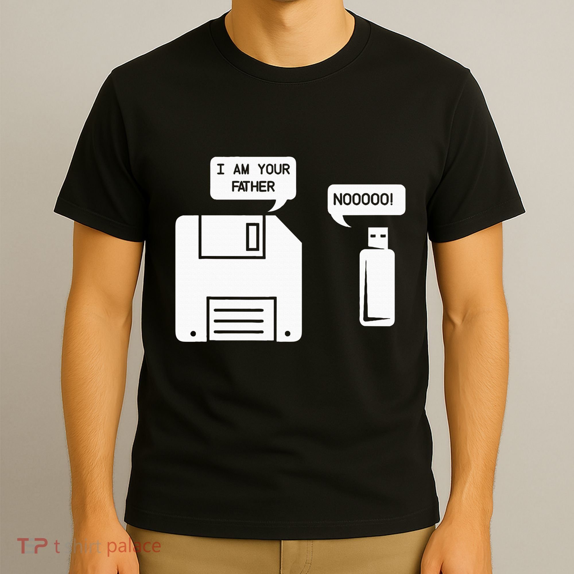 USB Floppy Disk I am Your Father Geek Gifts T-Shirt