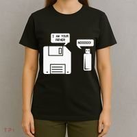 USB Floppy Disk I am Your Father Geek Gifts T-Shirt thumb 4
