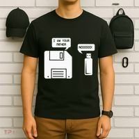 USB Floppy Disk I am Your Father Geek Gifts T-Shirt thumb 6