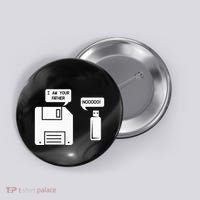 USB Floppy Disk I am Your Father Geek Gifts Button thumb 0