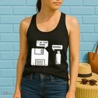USB Floppy Disk I am Your Father Geek Gifts Women's Tank Top thumb 2