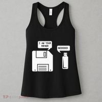 USB Floppy Disk I am Your Father Geek Gifts Women's Tank Top thumb 3