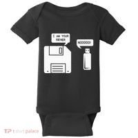 USB Floppy Disk I am Your Father Geek Gifts Baby Bodysuit thumb 0