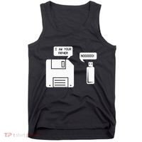 USB Floppy Disk I am Your Father Geek Gifts Tank Top thumb 0