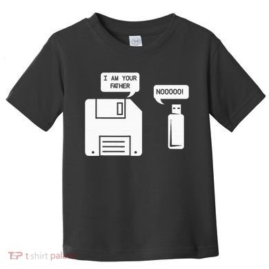 USB Floppy Disk I am Your Father Geek Gifts Toddler T-Shirt