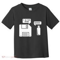 USB Floppy Disk I am Your Father Geek Gifts Toddler T-Shirt thumb 0