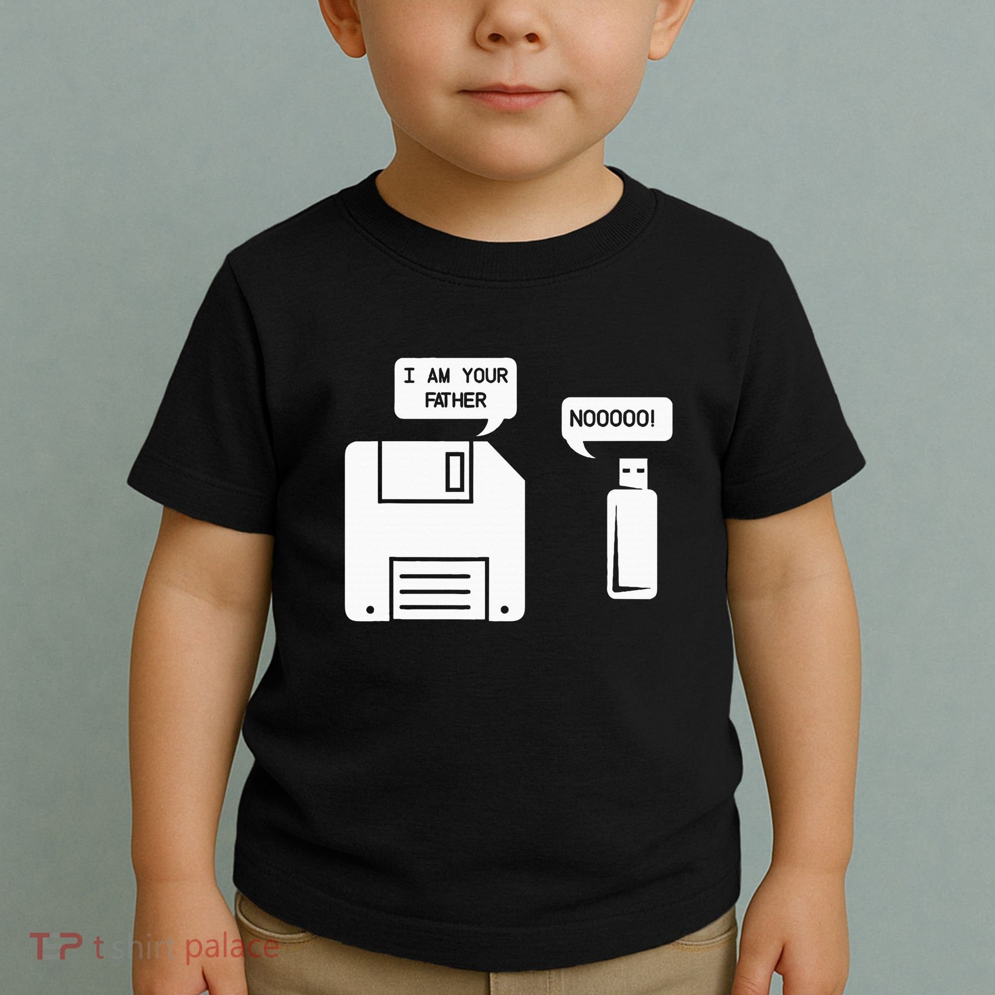 USB Floppy Disk I am Your Father Geek Gifts Toddler T-Shirt