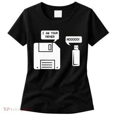 USB Floppy Disk I am Your Father Geek Gifts Women's T-Shirt
