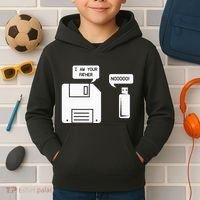 USB Floppy Disk I am Your Father Geek Gifts Kids Hoodie thumb 2