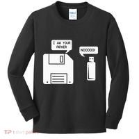 USB Floppy Disk I am Your Father Geek Gifts Kids Long Sleeve Shirt thumb 0