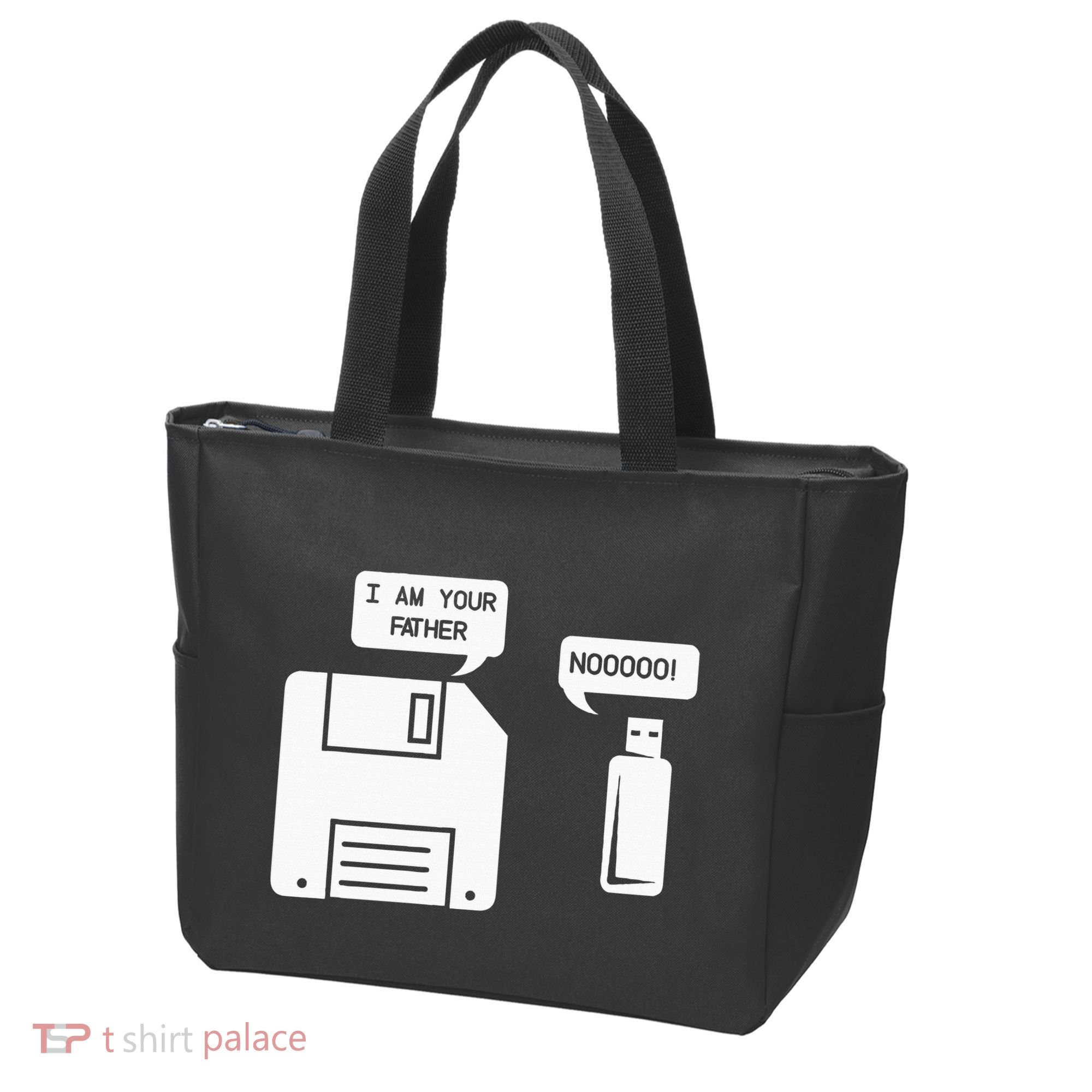 USB Floppy Disk I am Your Father Geek Gifts Tote Bag