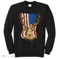 USA Flag Deer Hunting Gift Sweatshirt thumb 0