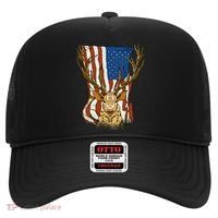 USA Flag Deer Hunting Gift Hat thumb 0