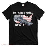 USS Franklin D. Roosevelt CVA 42 Aircraft Carrier Veterans T-Shirt thumb 0