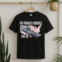 USS Franklin D. Roosevelt CVA 42 Aircraft Carrier Veterans T-Shirt thumb 2
