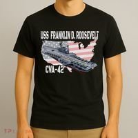 USS Franklin D. Roosevelt CVA 42 Aircraft Carrier Veterans T-Shirt thumb 3