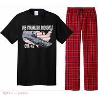 USS Franklin D. Roosevelt CVA 42 Aircraft Carrier Veterans Pajama Set thumb 0