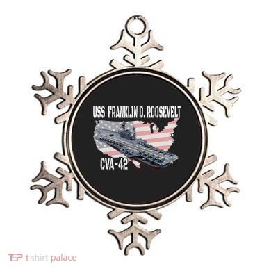 USS Franklin D. Roosevelt CVA 42 Aircraft Carrier Veterans Ornament