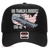 USS Franklin D. Roosevelt CVA 42 Aircraft Carrier Veterans Hat thumb 0