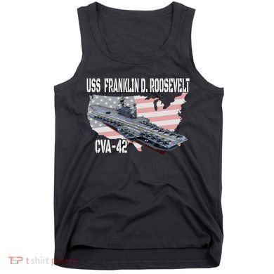 USS Franklin D. Roosevelt CVA 42 Aircraft Carrier Veterans Tank Top