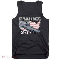 USS Franklin D. Roosevelt CVA 42 Aircraft Carrier Veterans Tank Top thumb 0