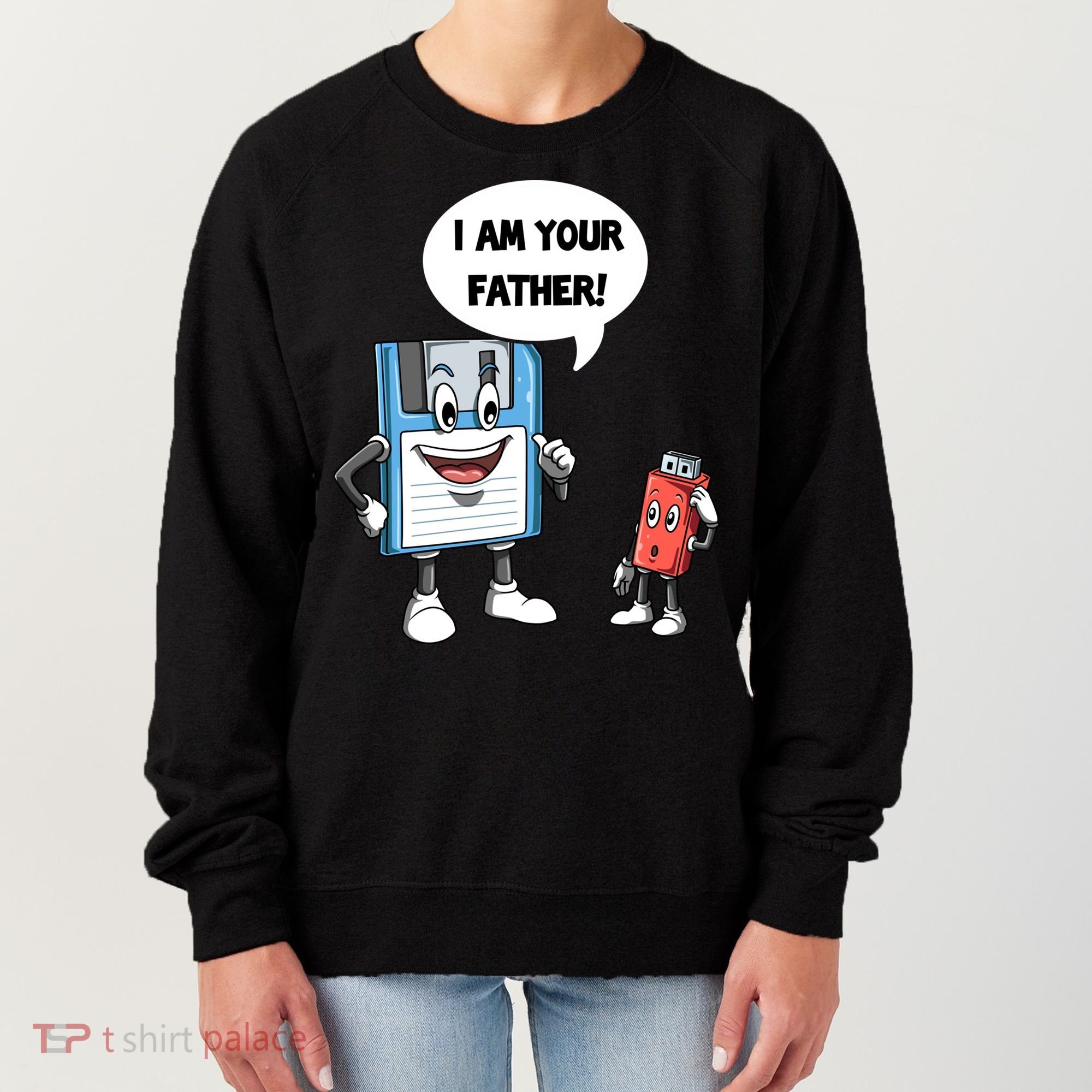 Usb Floppy Disk Your Father Computer Engineering Geeks Nerds Meaningful Gift Women's Sweatshirt