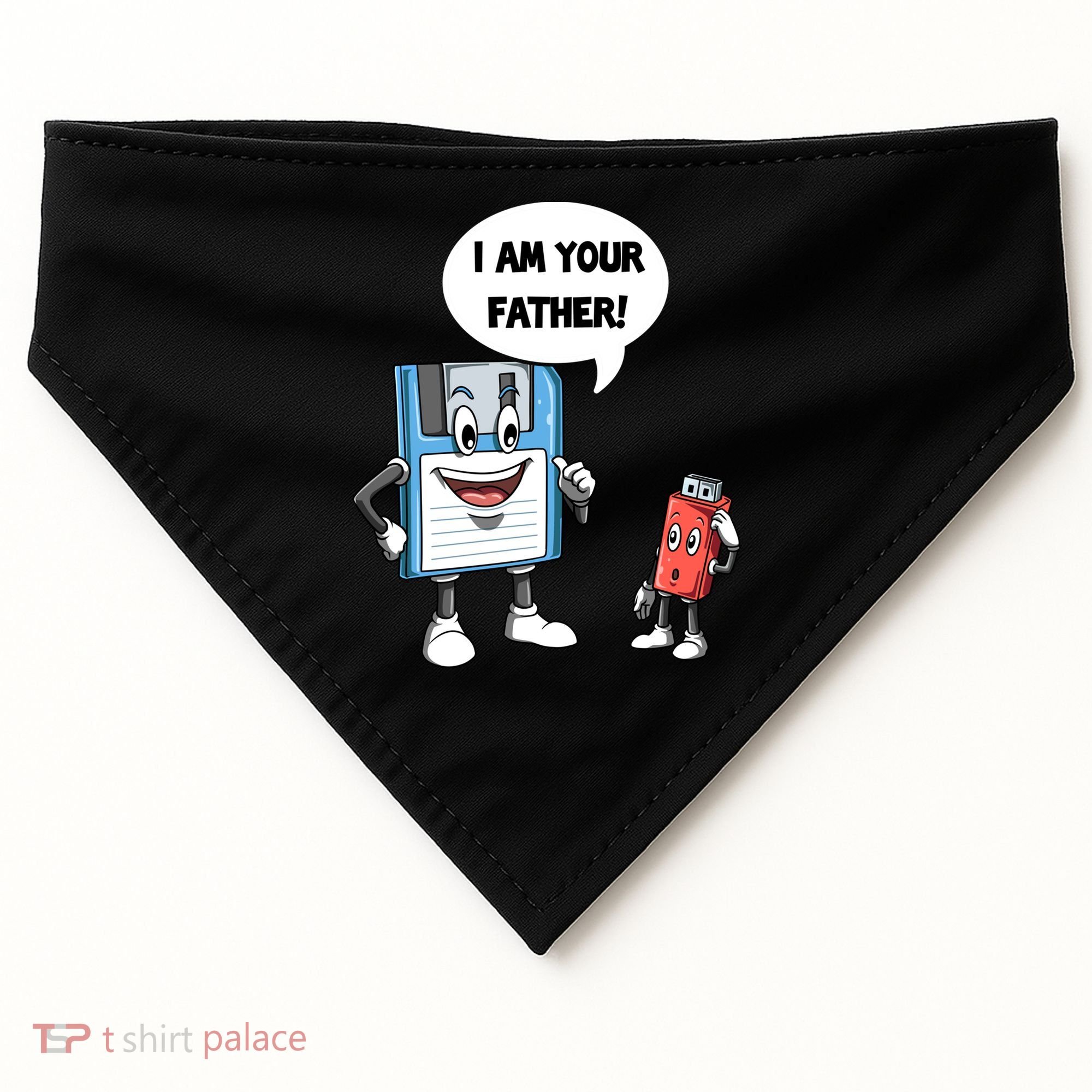 Usb Floppy Disk Your Father Computer Engineering Geeks Nerds Meaningful Gift USA-Made Doggie Bandana