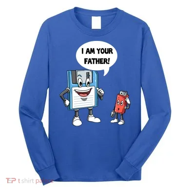 Usb Floppy Disk Your Father Computer Engineering Geeks Nerds Meaningful Gift Long Sleeve Shirt