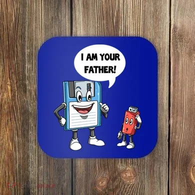 Usb Floppy Disk Your Father Computer Engineering Geeks Nerds Meaningful Gift Coaster