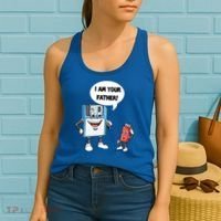 Usb Floppy Disk Your Father Computer Engineering Geeks Nerds Meaningful Gift Women's Tank Top thumb 2