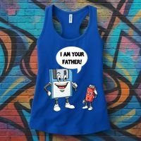 Usb Floppy Disk Your Father Computer Engineering Geeks Nerds Meaningful Gift Women's Tank Top thumb 3