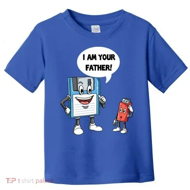 Usb Floppy Disk Your Father Computer Engineering Geeks Nerds Meaningful Gift Toddler T-Shirt