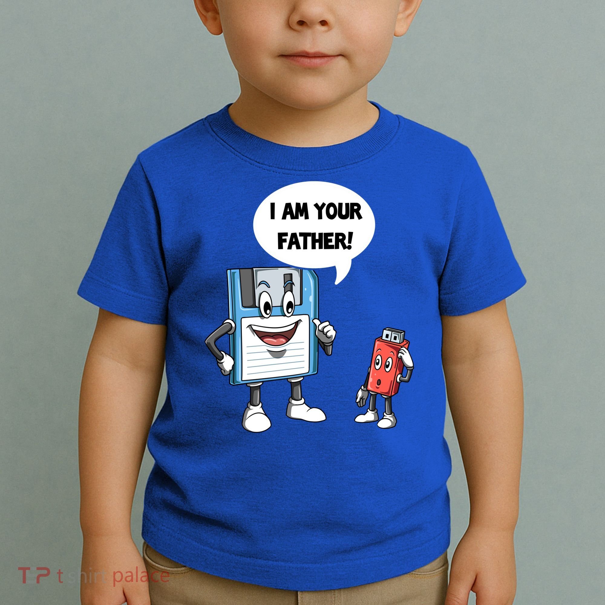 Usb Floppy Disk Your Father Computer Engineering Geeks Nerds Meaningful Gift Toddler T-Shirt