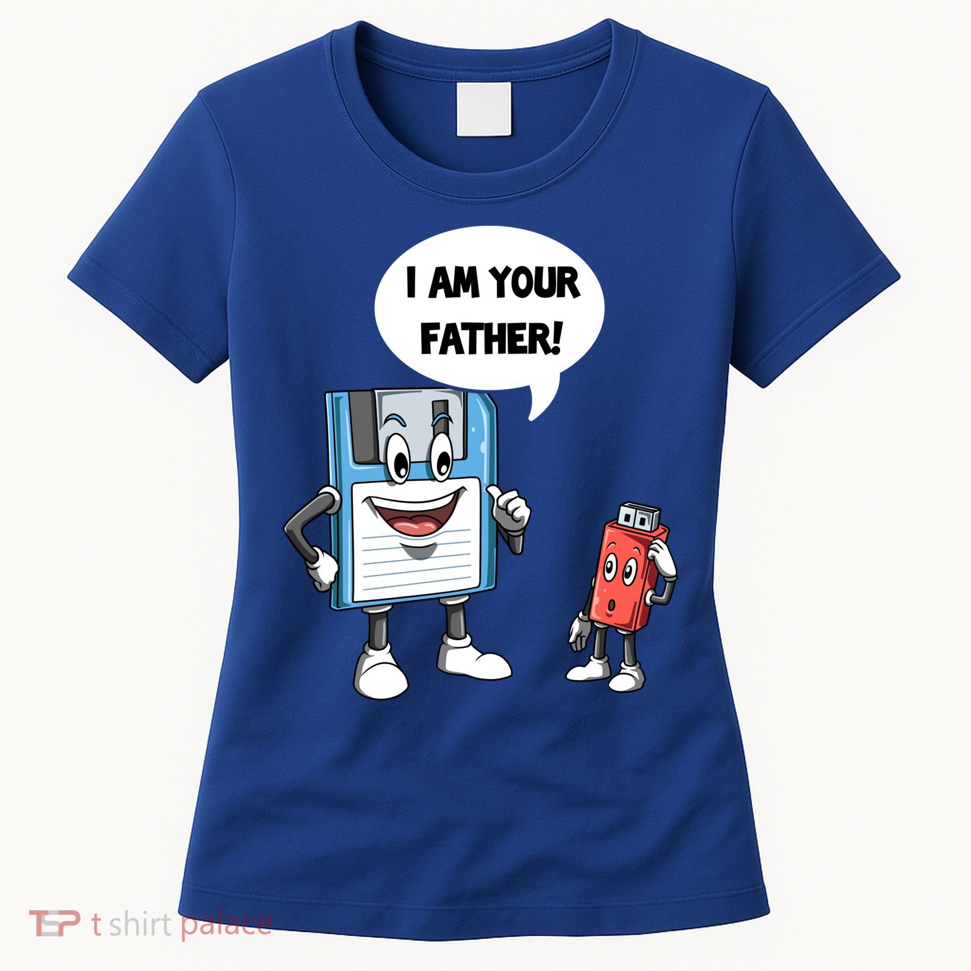 Usb Floppy Disk Your Father Computer Engineering Geeks Nerds Meaningful Gift Women's T-Shirt